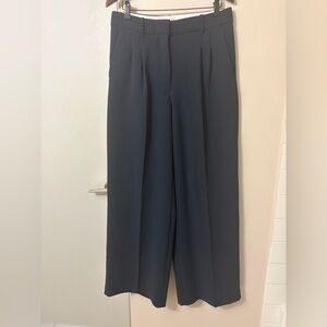 Aritzia Effortless Wider Pant in Dark Night Navy